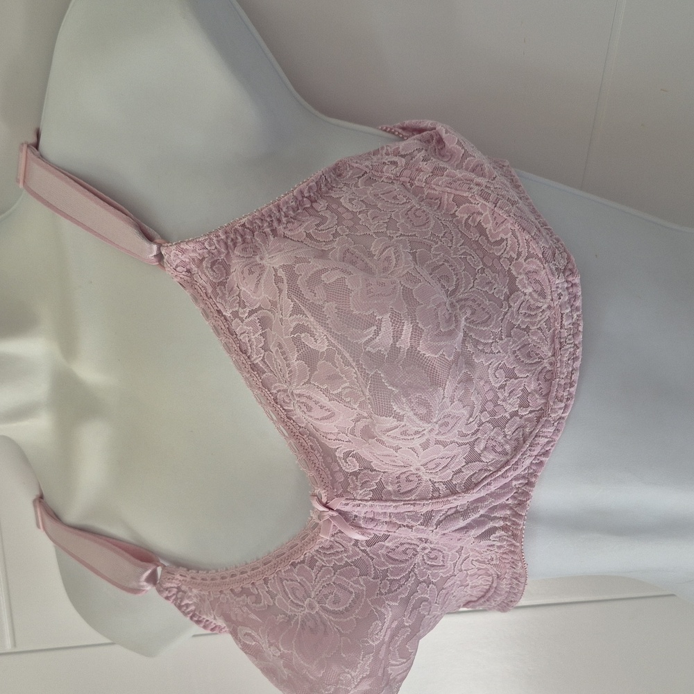 Vintage Bali 3432 Lace Bra Lingerie 36D Pinup - Picture 2 of 9